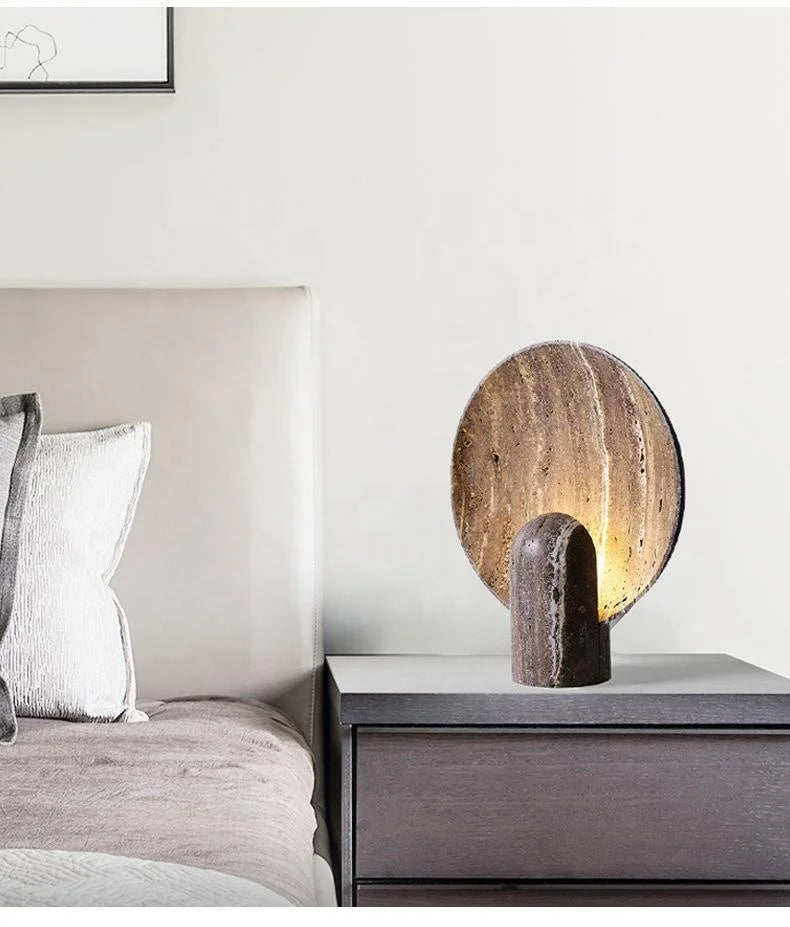 Modern LED Bedside Table Lamp – G9 Dome Shade, Resin Body, 6W