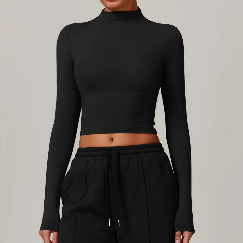 Custom High-quality Casual Sports Sweatshirt Women's High Waist Wide-leg Long-sleeved Jogging Clothes Gym Running Fitness Set (each piece sold separately)
