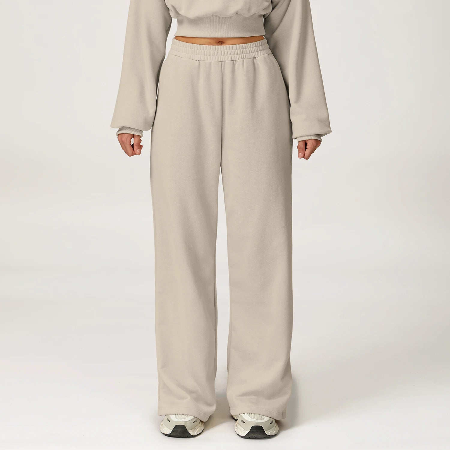 Women's 2-Piece Cropped Hoodie & Jogger Set – Gym to Street Activewear