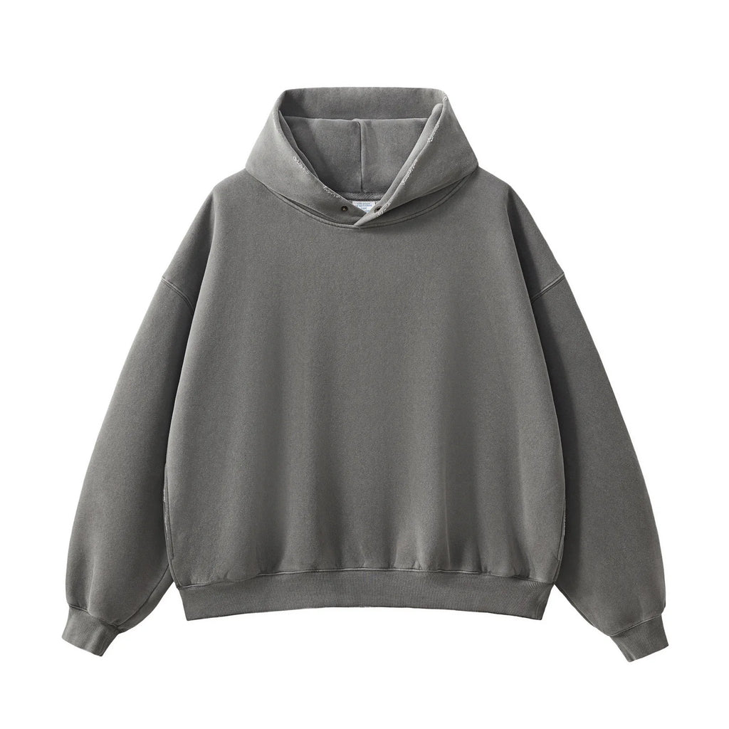 Unisex Washed Hoodie & Jogger Set – Heavyweight Fleece Oversized Sweat Suit