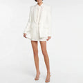 Women's Rhinestone Blazer & Mini Skirt Set
