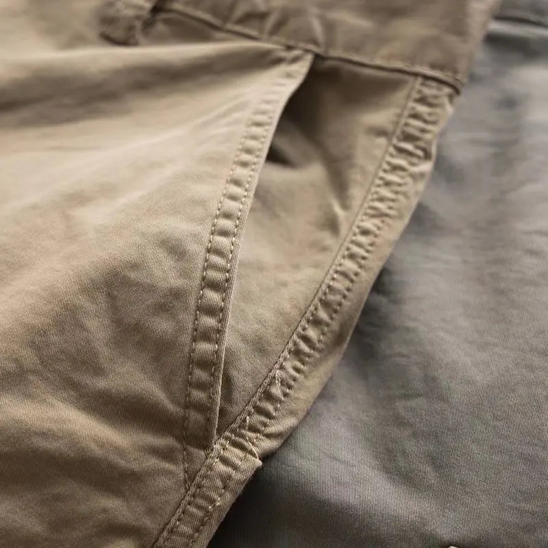 2026 NEW CHIFAN Men's Cargo Pants Multi Pockets Long Trousers