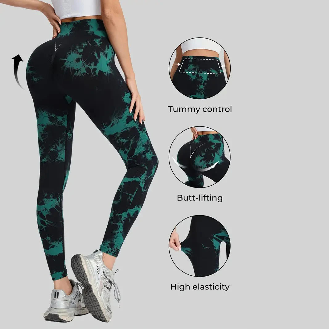 High Waist Seamless Yoga Leggings – Women's Quick-Dry Training & Running Pants