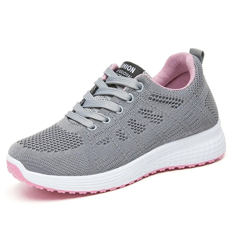 Women's Air Cushion Sport Sneakers – Lightweight Breathable Walking & Tennis Shoes