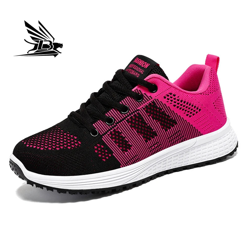 Women's Air Cushion Sport Sneakers – Lightweight Breathable Walking & Tennis Shoes