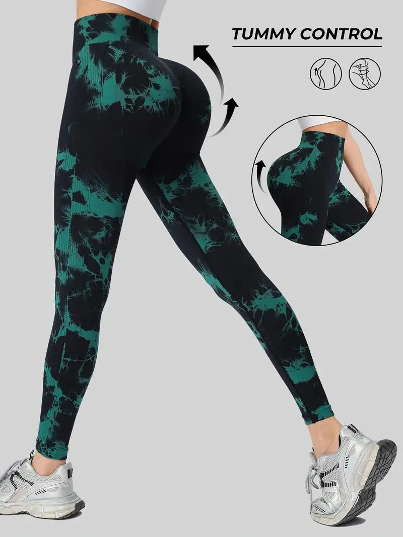High Waist Seamless Yoga Leggings – Women's Quick-Dry Training & Running Pants