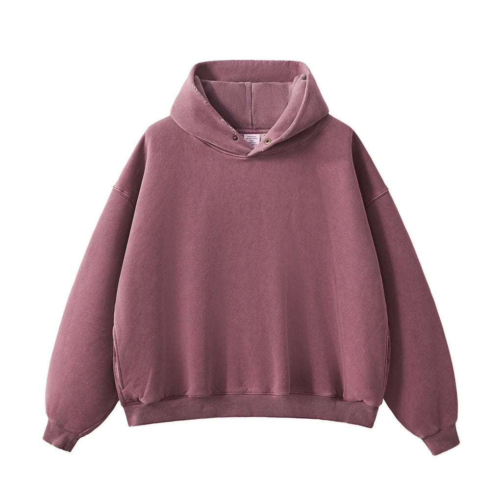 Unisex Washed Hoodie & Jogger Set – Heavyweight Fleece Oversized Sweat Suit