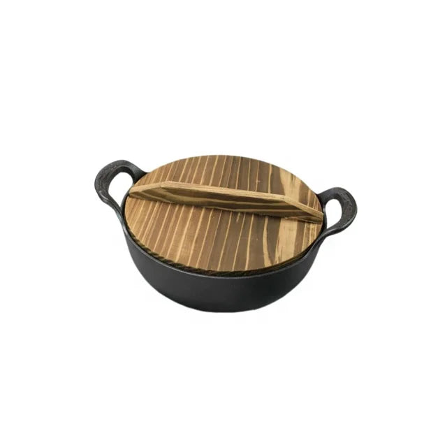 Enamel Cast Iron Dutch Oven – 20cm Round Casserole with Lid
