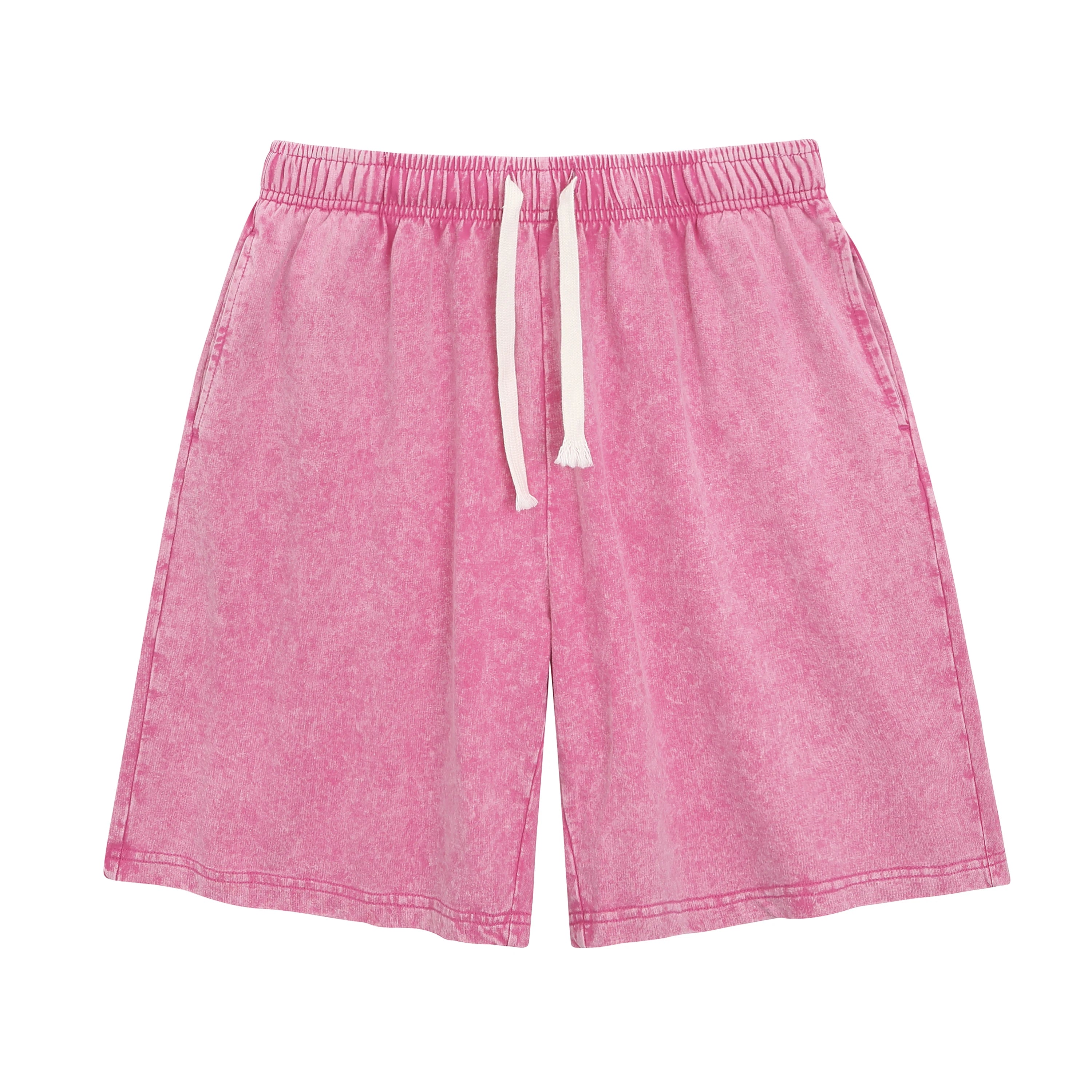 Acid Wash Cotton Sweat Shorts – Men's Vintage Streetwear