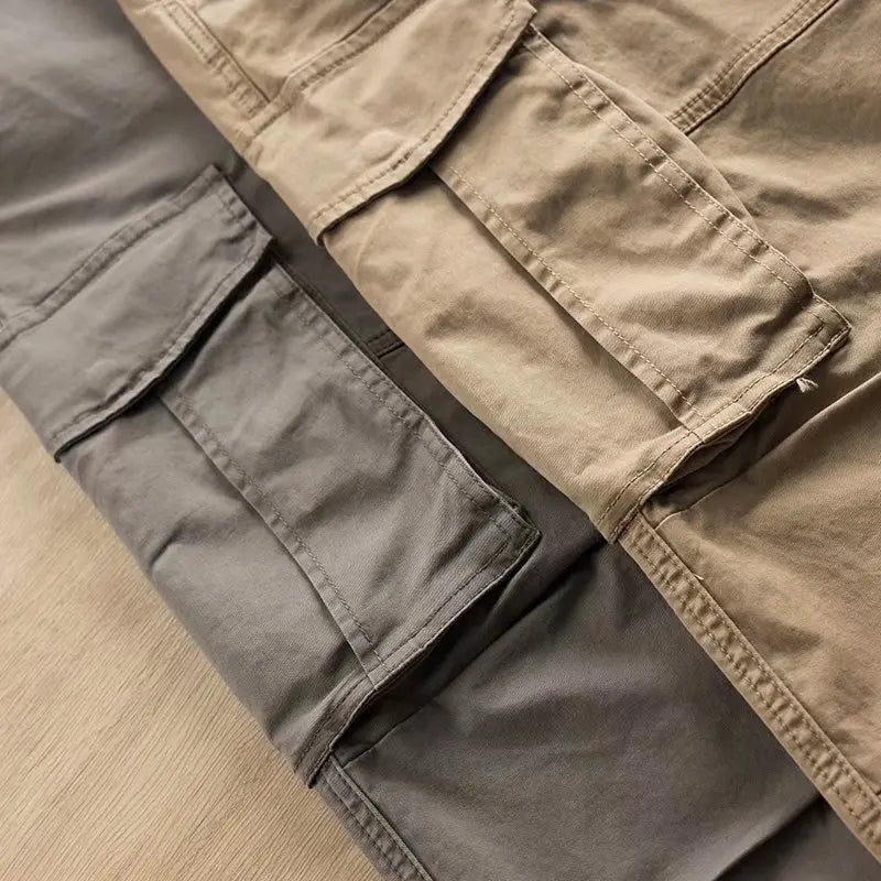 2026 NEW CHIFAN Men's Cargo Pants Multi Pockets Long Trousers