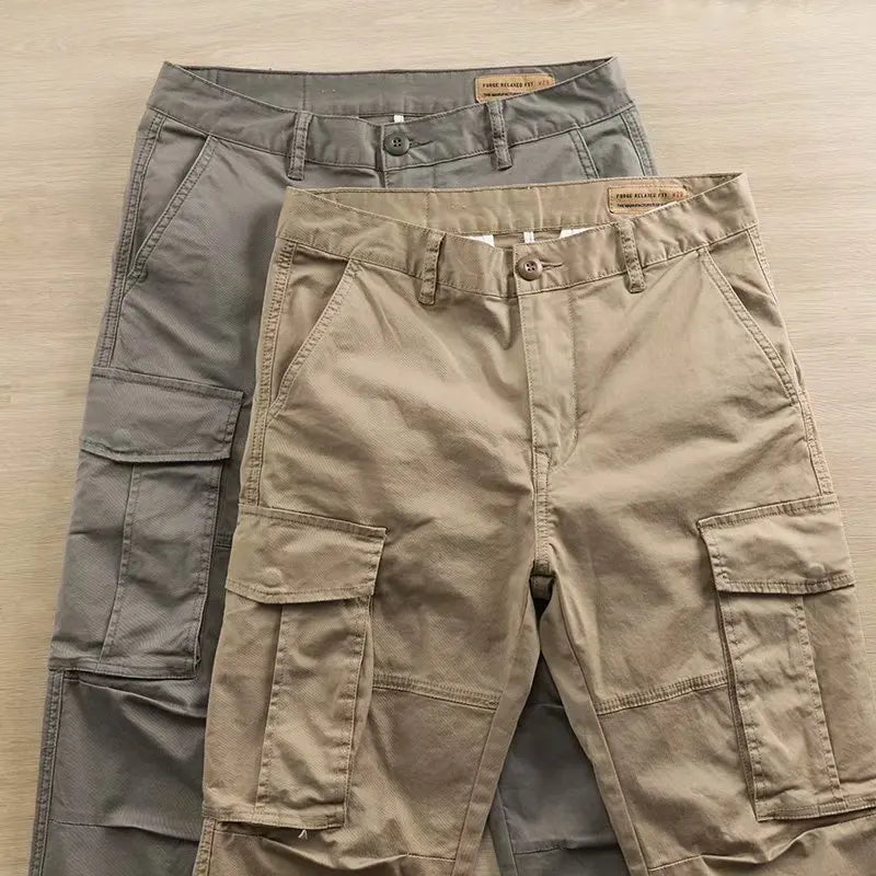 2026 NEW CHIFAN Men's Cargo Pants Multi Pockets Long Trousers