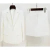 Women's Rhinestone Blazer & Mini Skirt Set