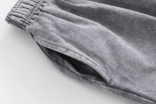 Acid Wash Cotton Sweat Shorts – Men's Vintage Streetwear
