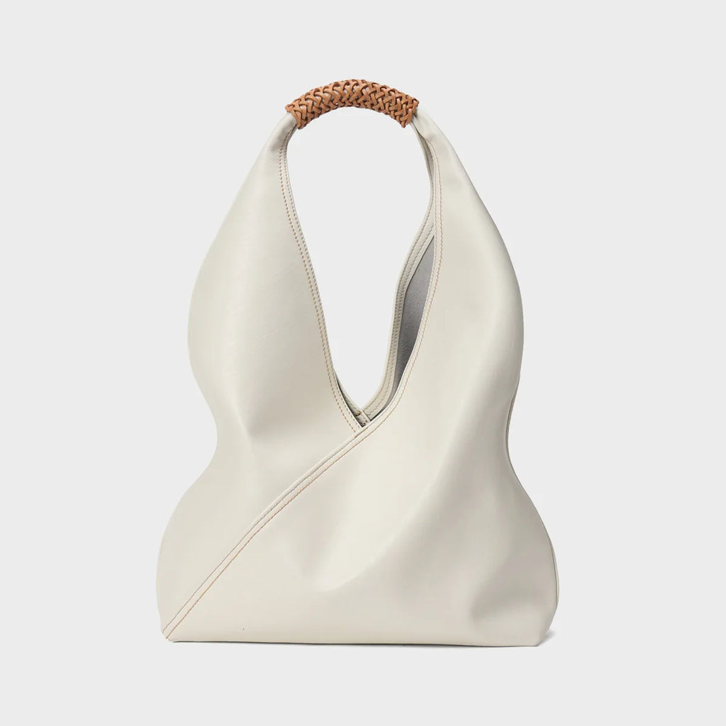 Cowhide Leather Bucket Tote Bag – Women's Everyday Shoulder Bag