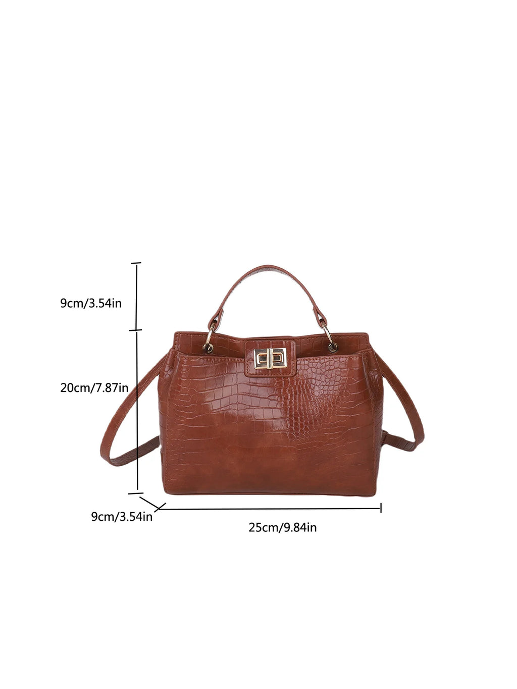 Stylish PU Leather Vintage Bag