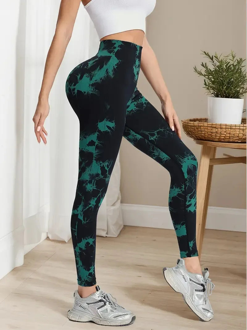 High Waist Seamless Yoga Leggings – Women's Quick-Dry Training & Running Pants