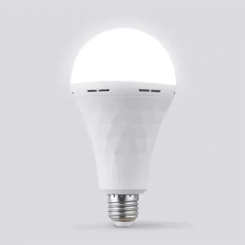 E27 LED Emergency Light Bulb – Rechargeable, Cold White, 7W–15W