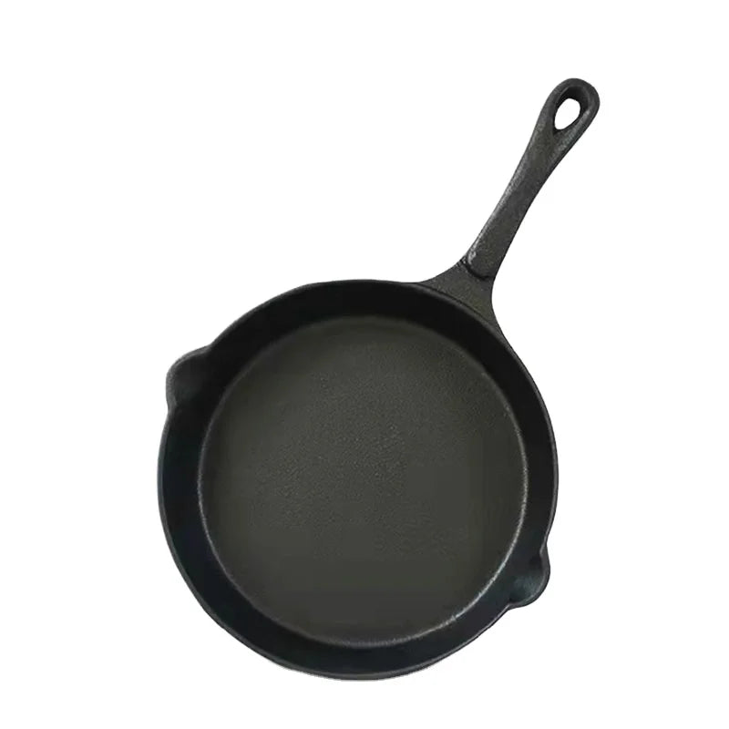 Cast Iron Frying Pan – Pre-Seasoned Skillet for Home & Outdoor Cooking