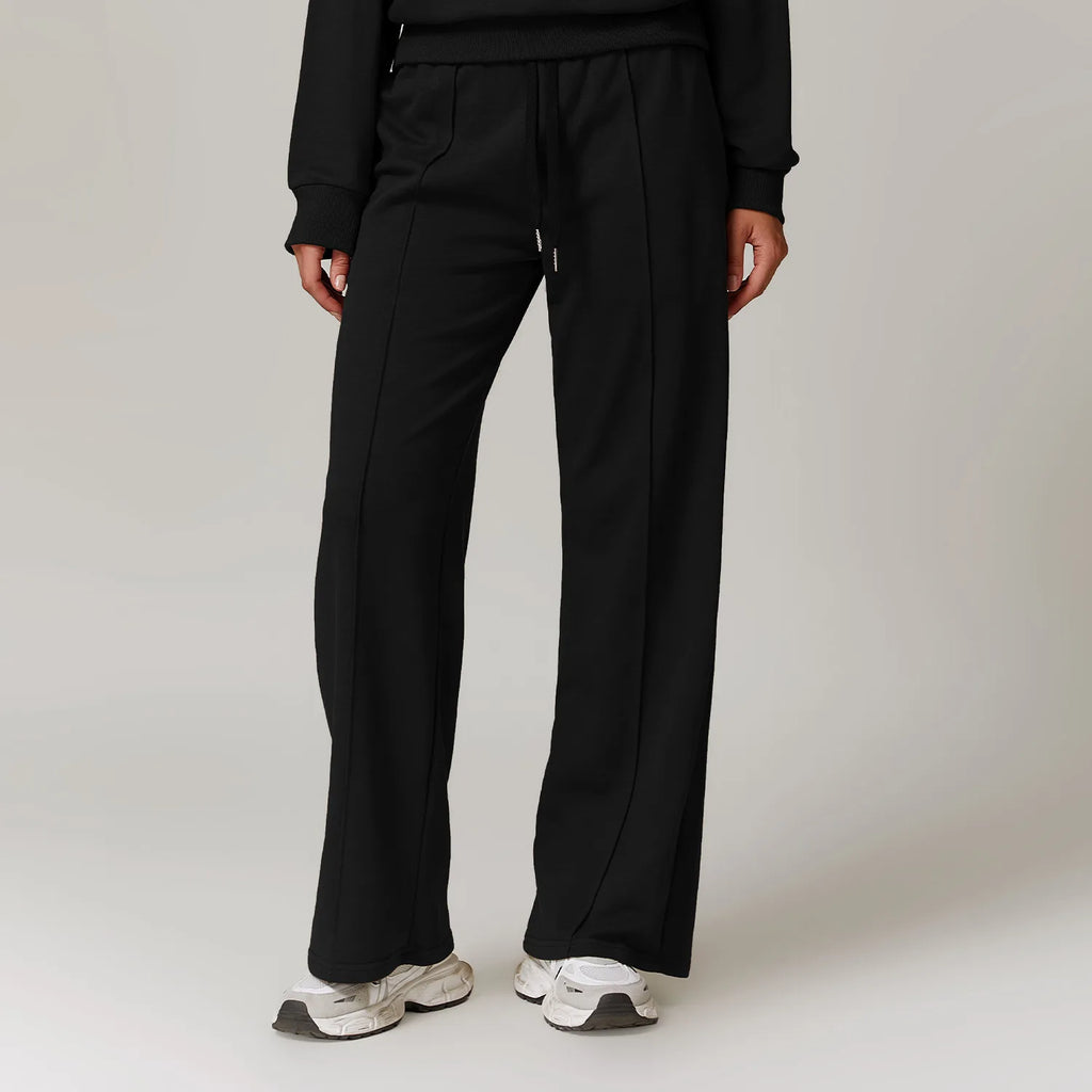 Custom High-quality Casual Sports Sweatshirt Women's High Waist Wide-leg Long-sleeved Jogging Clothes Gym Running Fitness Set (each piece sold separately)