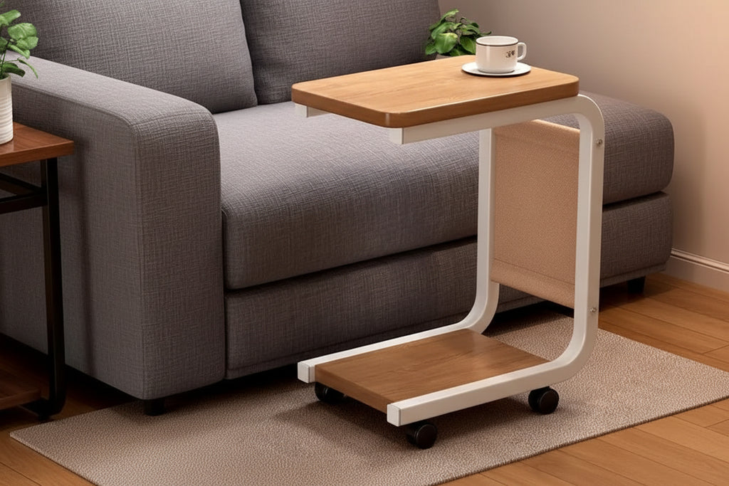Modern Wood & Metal Coffee Table | Living Room Essential