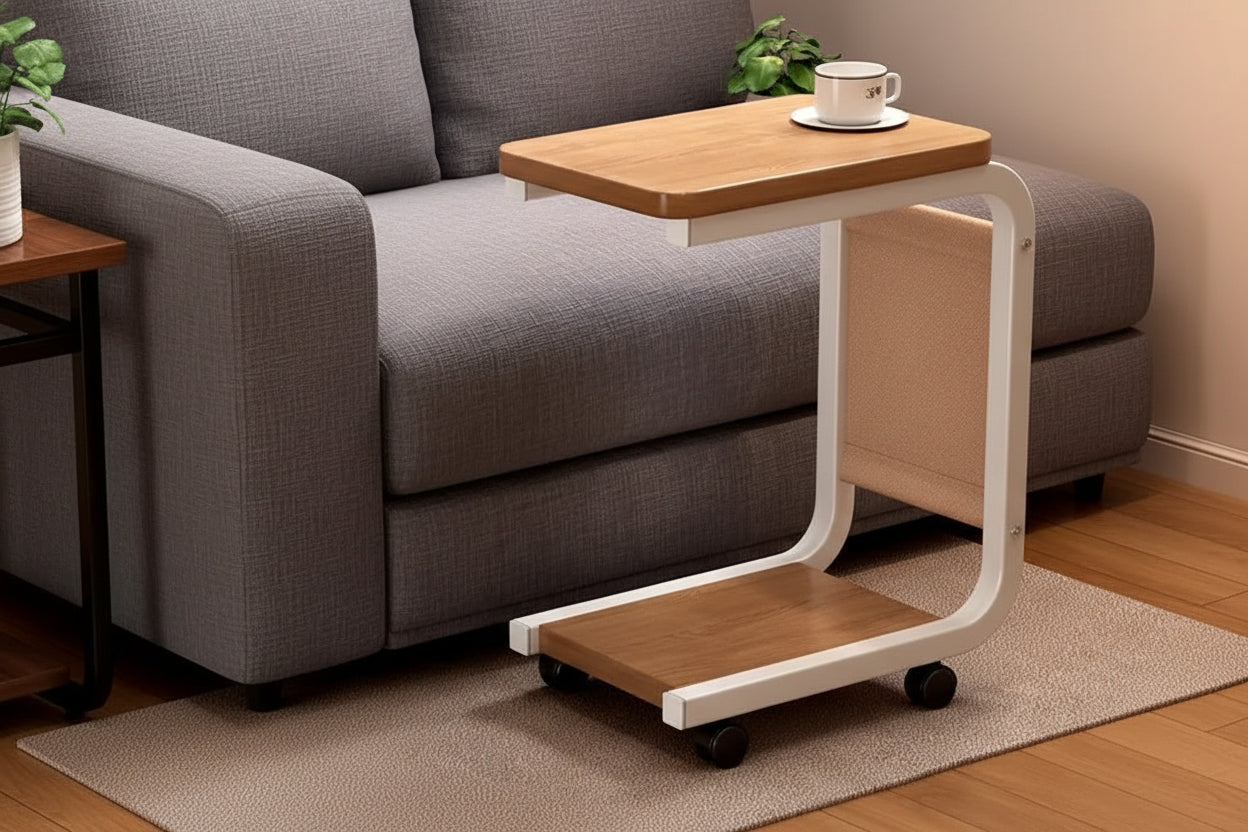 Modern Wood & Metal Coffee Table | Living Room Essential