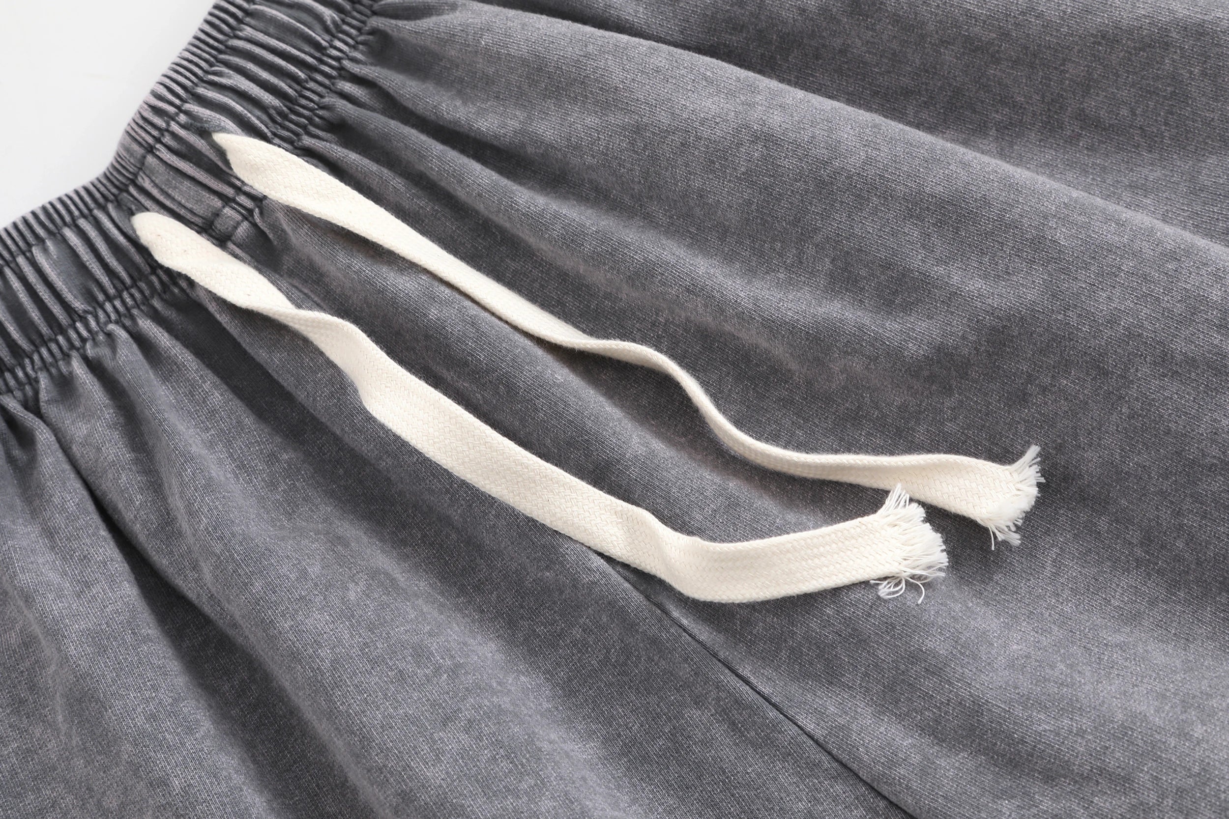 Acid Wash Cotton Sweat Shorts – Men's Vintage Streetwear
