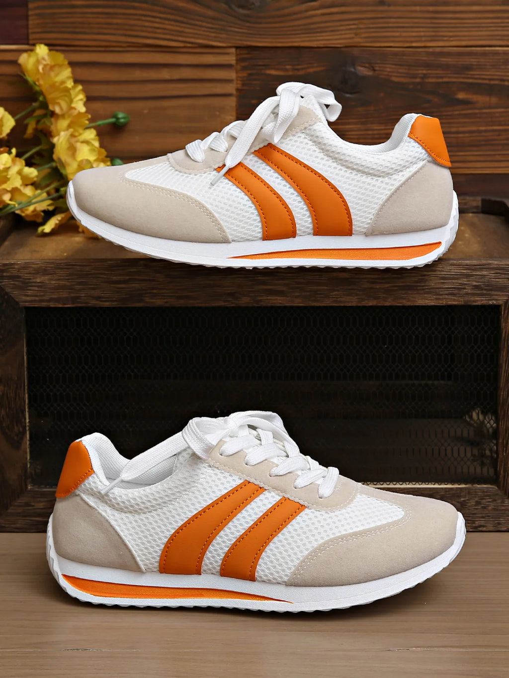 Women's Mesh Casual Walking Shoes – Breathable Non-Slip Fashion Sneakers