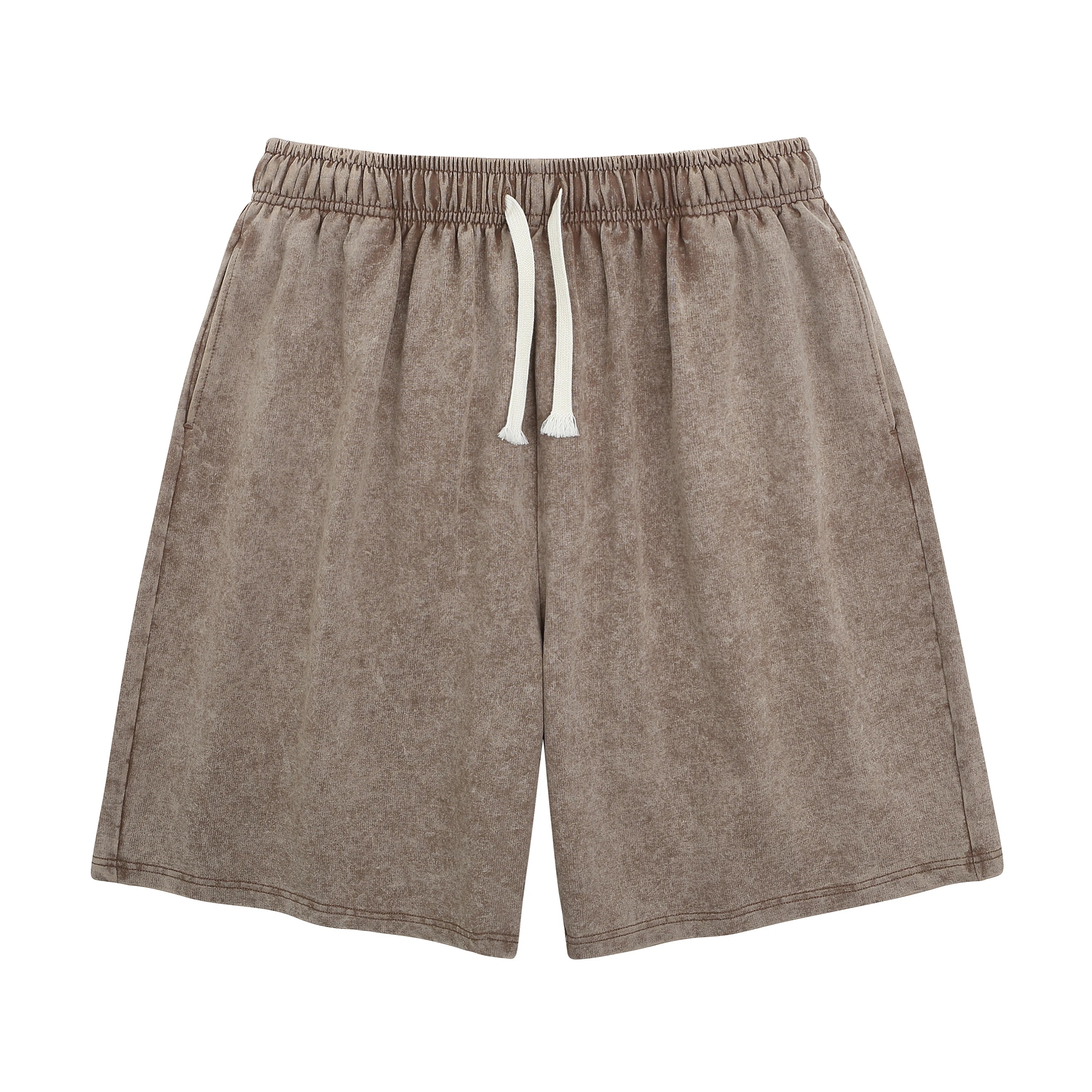 Acid Wash Cotton Sweat Shorts – Men's Vintage Streetwear