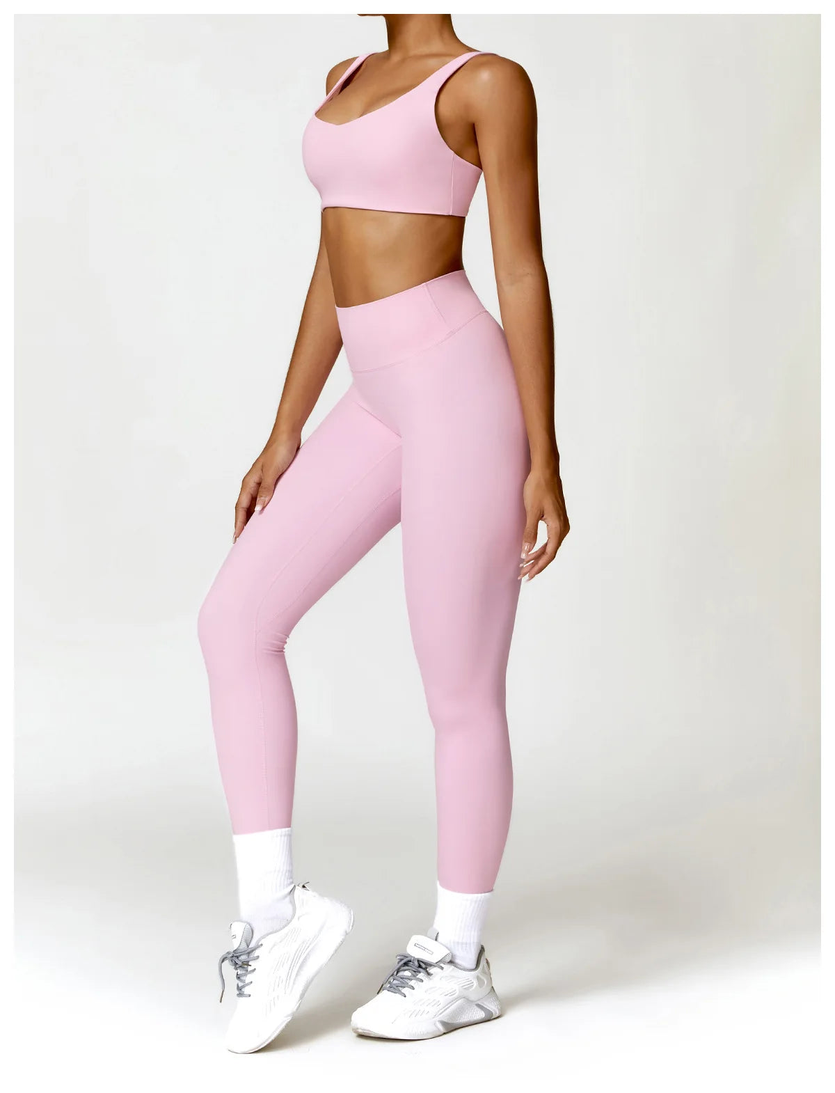 Women Soft Nude Sportswear Sports Bra Yoga Pants Mix n Match Sets (Items sold separately)
