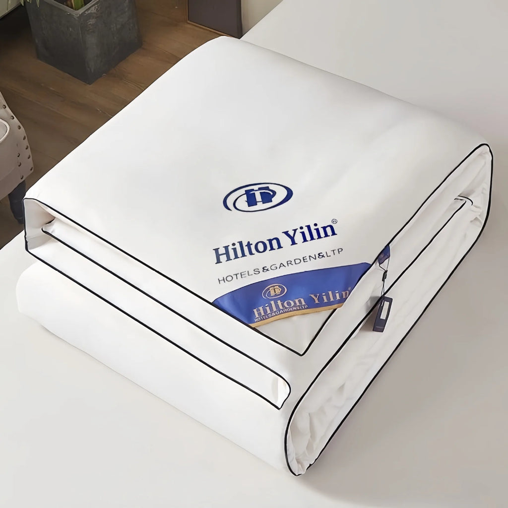 Water-Washed Cotton Quilt – Silk Cotton Fill | All-Season Hotel-Quality Comforter