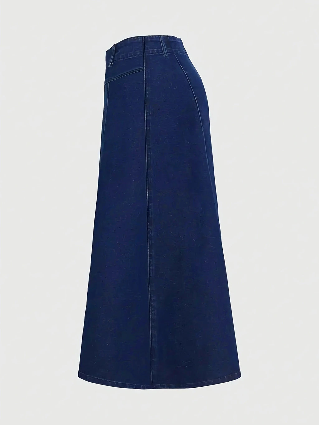 Women's Casual A-Line Denim Skirts Quick Dry Lightweight Midi Length Washed Style
