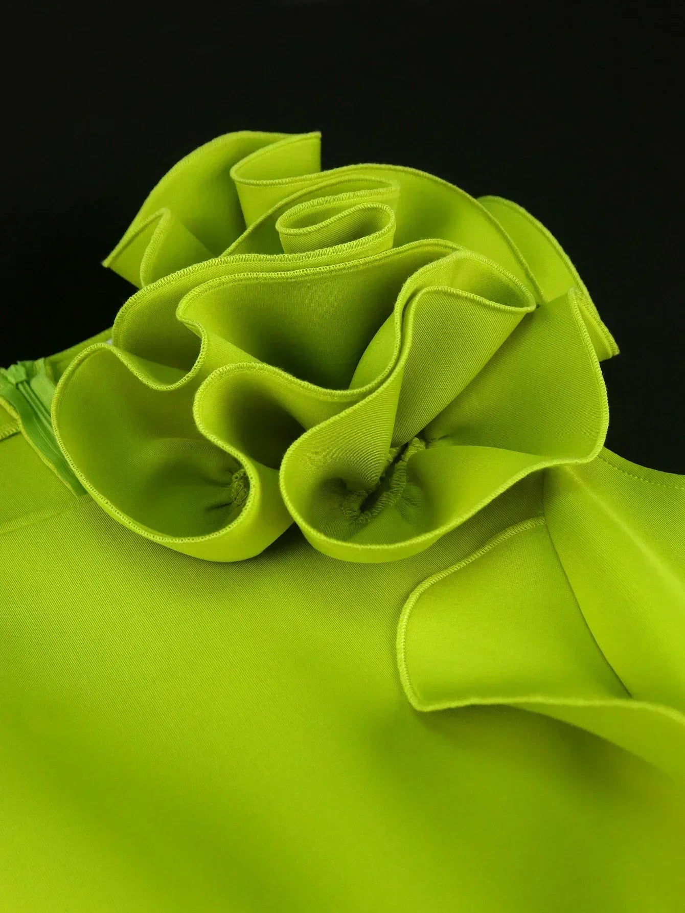 New Women Sweet and Cute Party Evening Dress with 3D Flower Sleeveless Knee Length Elegant Cocktail Celebration Dress